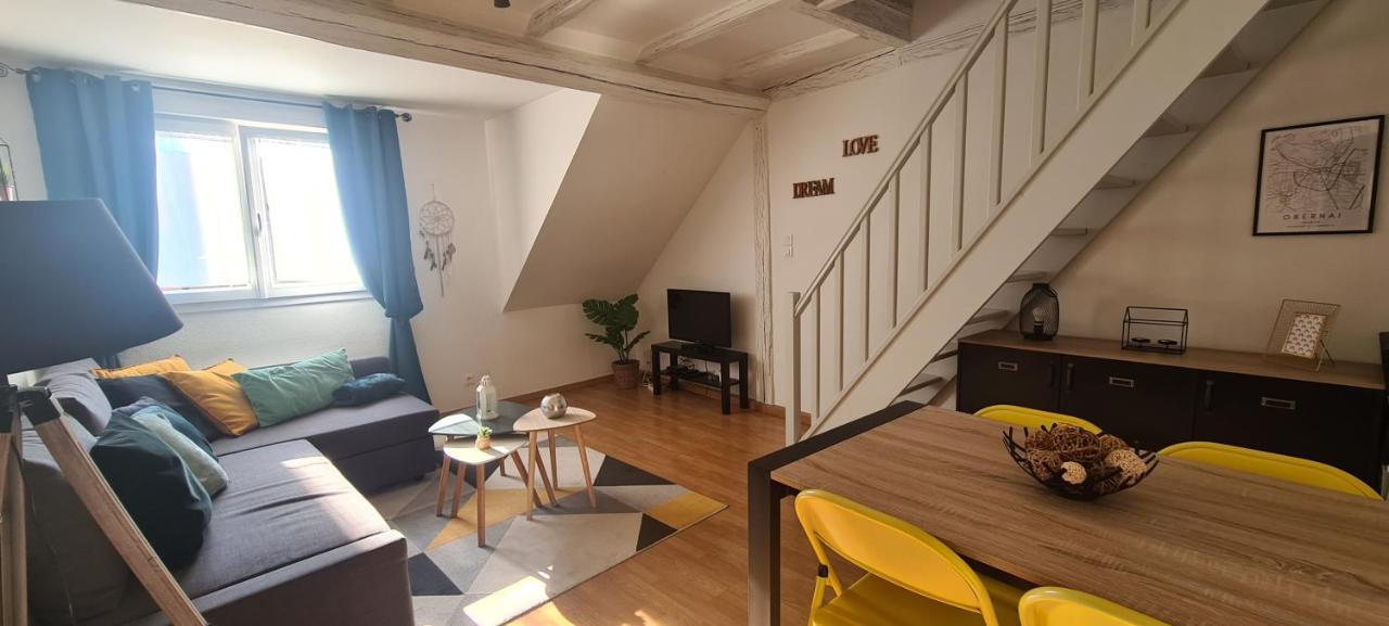 Duplex Au Centre Avec Parking - L'Etoile Apartment Оберне Екстериор снимка